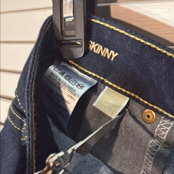 Michael Kors Blue Skinny Jeans with Rich Indigo Hue - Picture 5 of 7